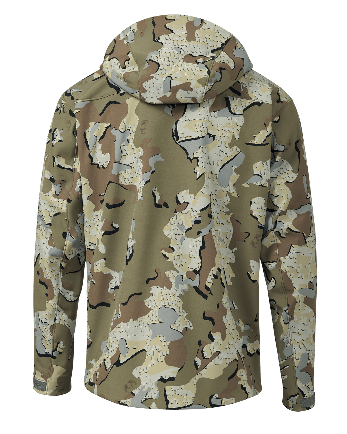 Back of Guide PRO Hooded Jacket in Valo Camouflage