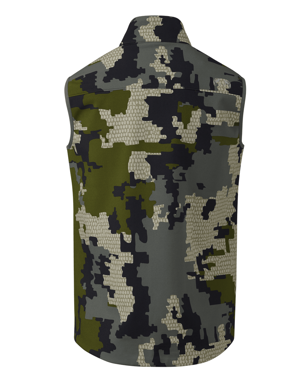 Back of Guide PRO Vest in Verde Camouflage