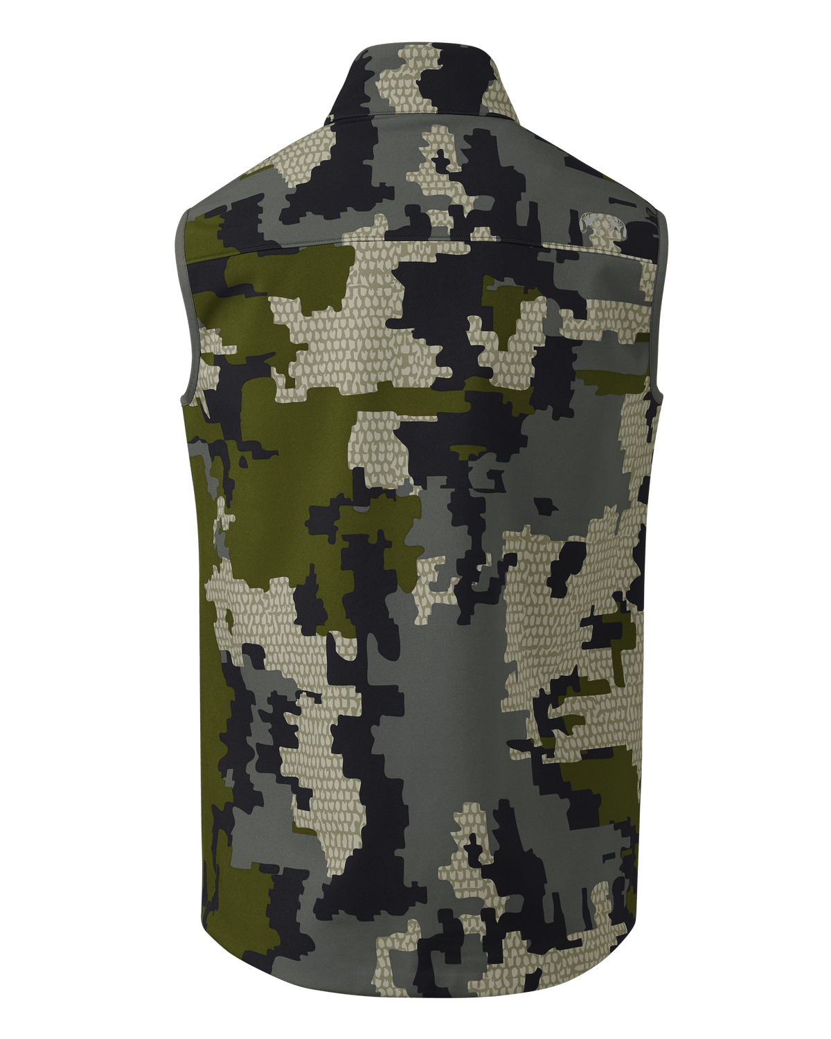 Back of Guide PRO Vest in Verde Camouflage