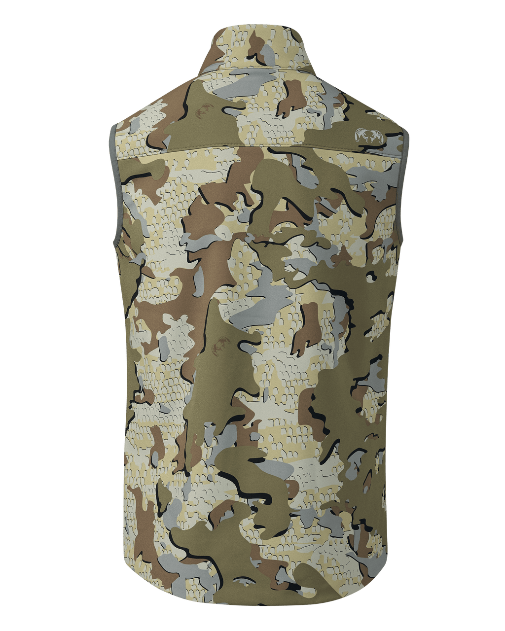 Back of Guide PRO Vest in Valo Camouflage