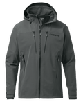 Front of Yukon TR Rain Jacket in Gunmetal Grey