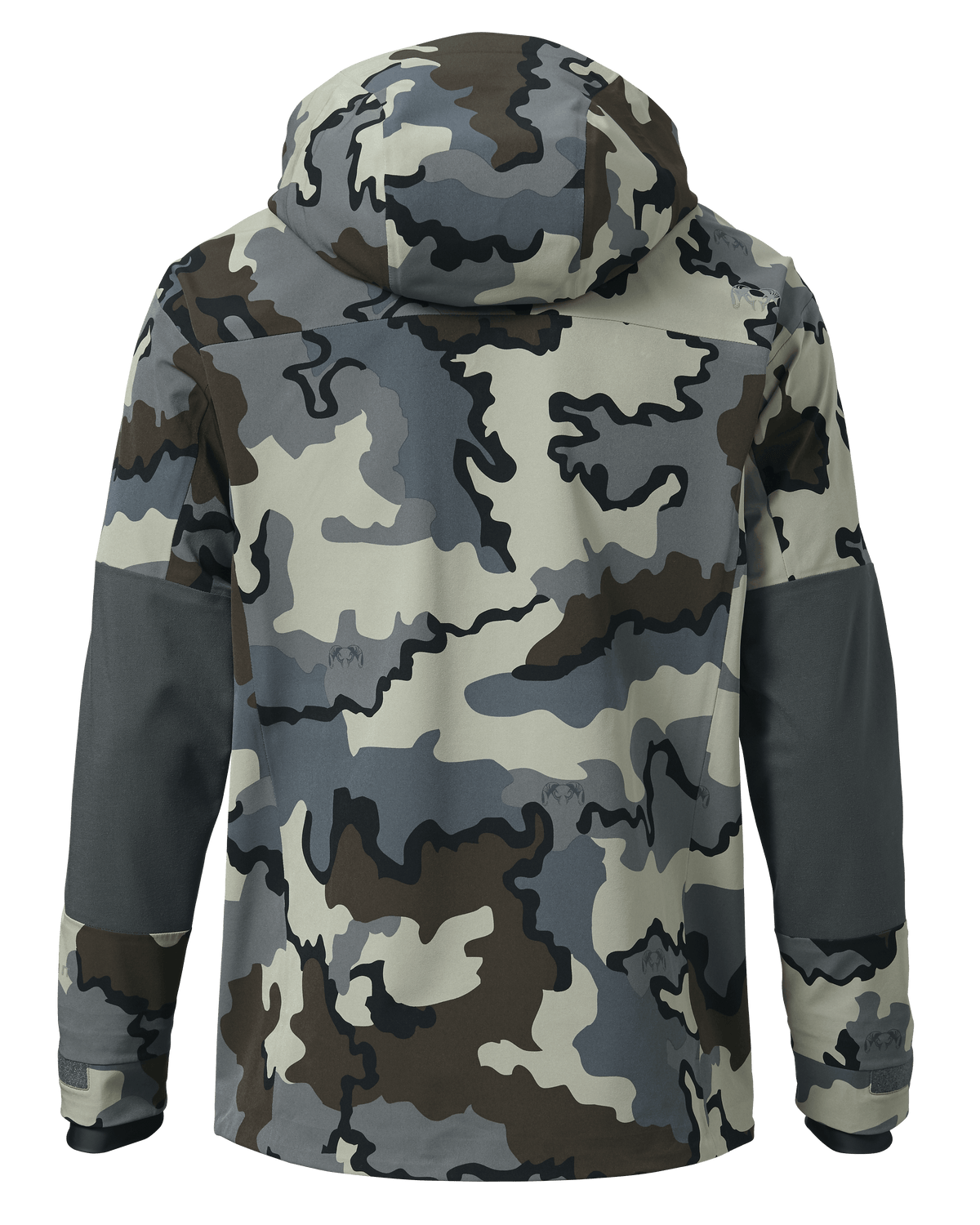 Back of Yukon TR Rain Jacket in Vias Camouflage