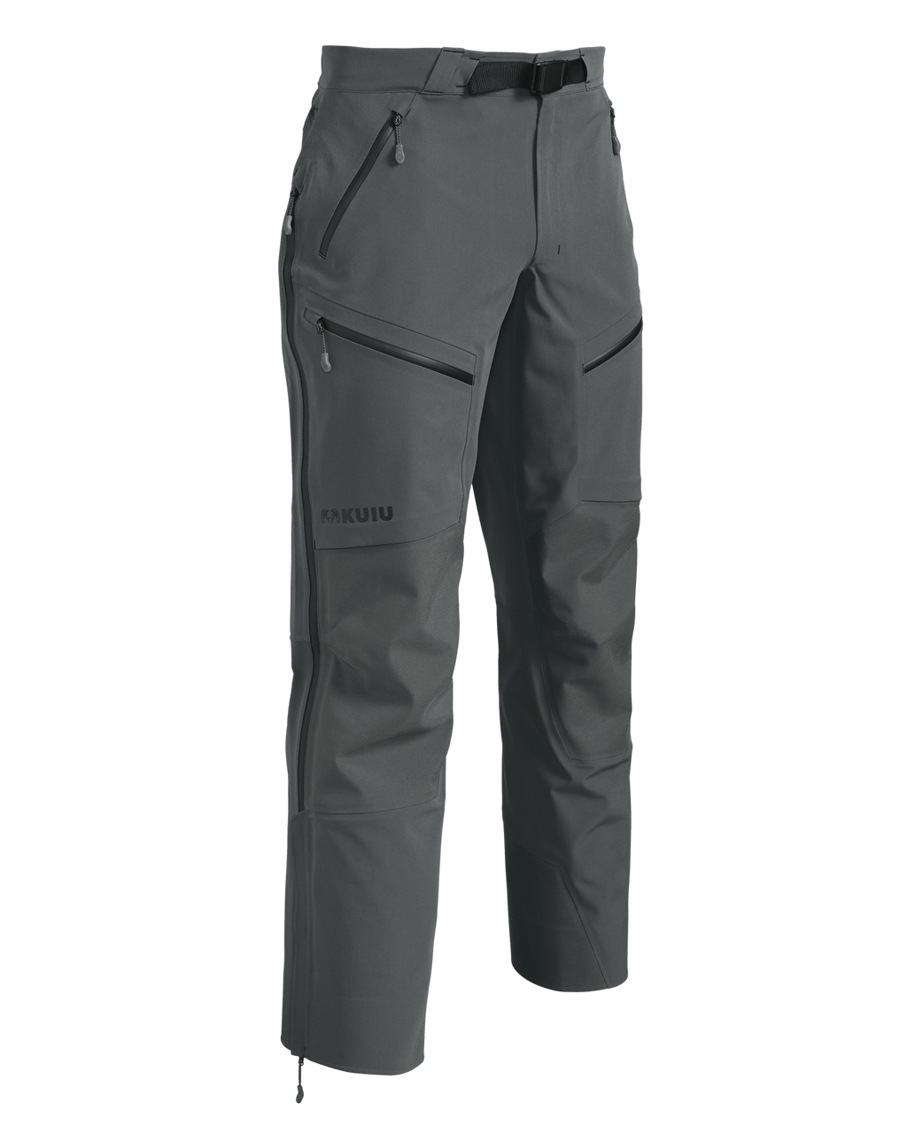 Front of Yukon TR Rain Pant in Gunmetal Grey