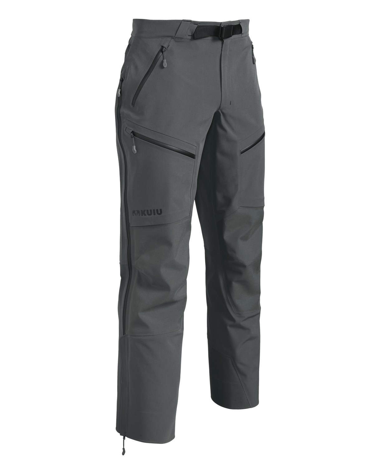 Front of Yukon TR Rain Pant in Gunmetal Grey