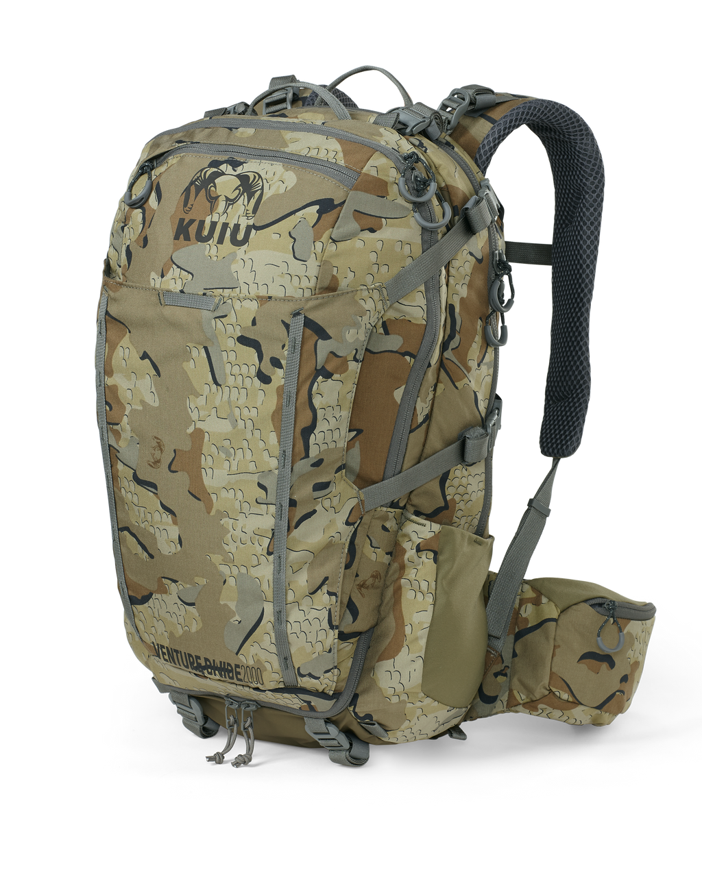 Front of Venture Divide 2000 Backpack in Valo Camouflage