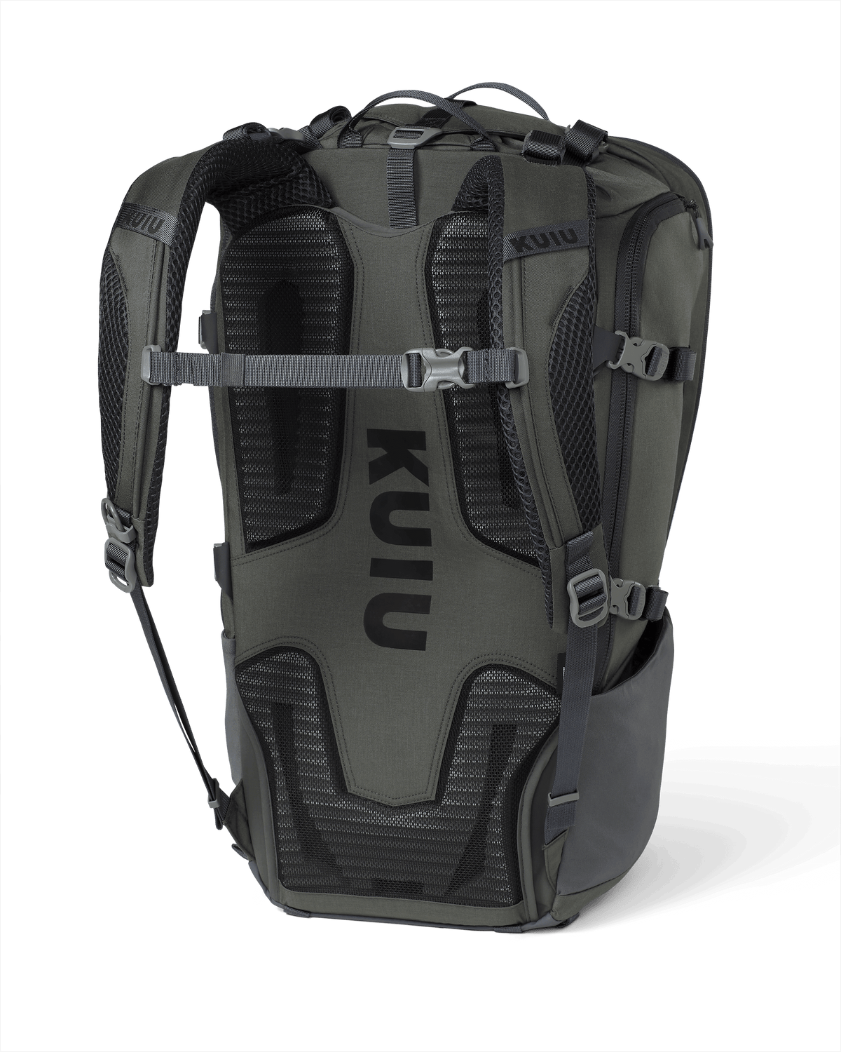 Back of Venture Divide 3000 in Gunmetal Grey