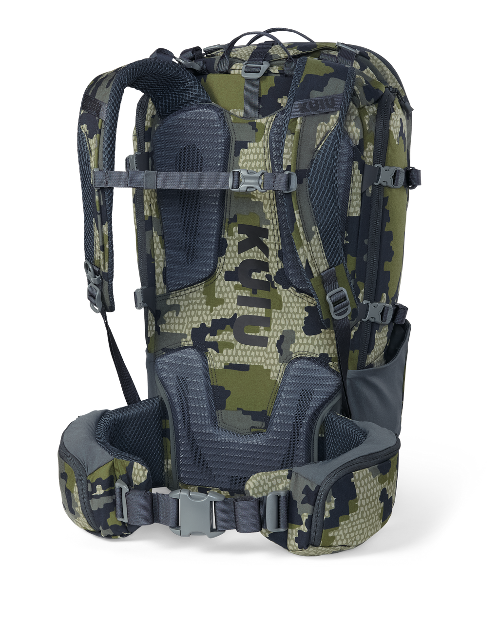 Back of Venture Divide 3000 in Verde Camouflage