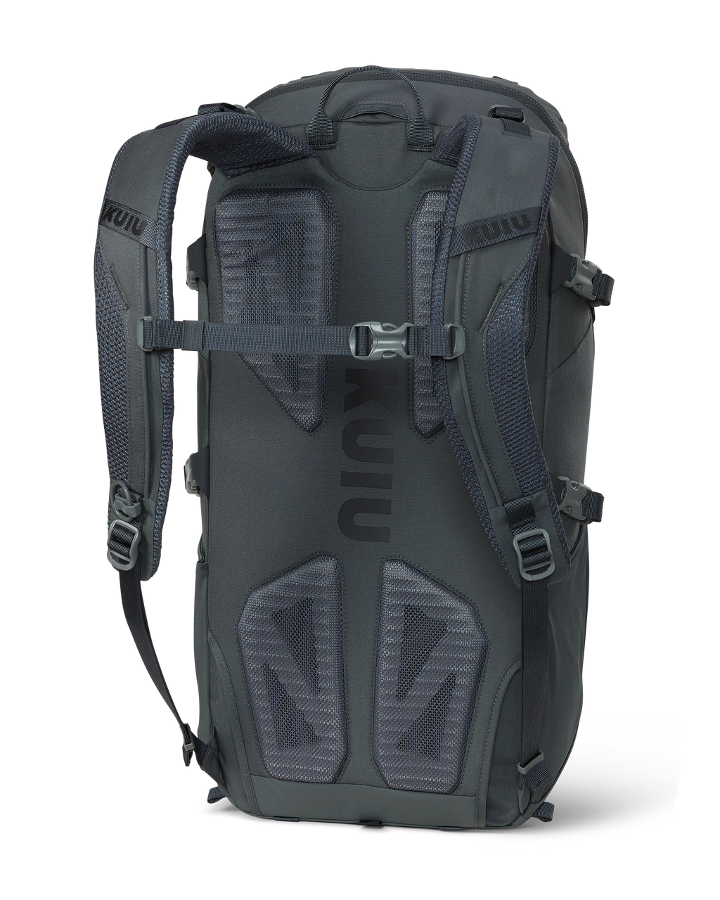 Back of Ranger 2200 without removable waist belt in Gunmetal Grey