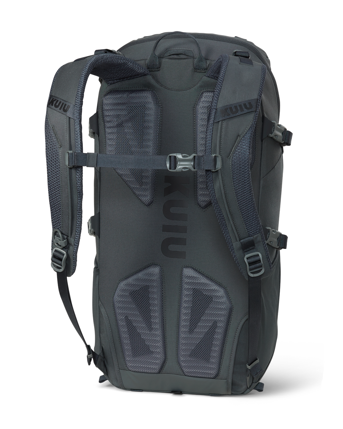 Back of Ranger 2200 without removable waist belt in Gunmetal Grey
