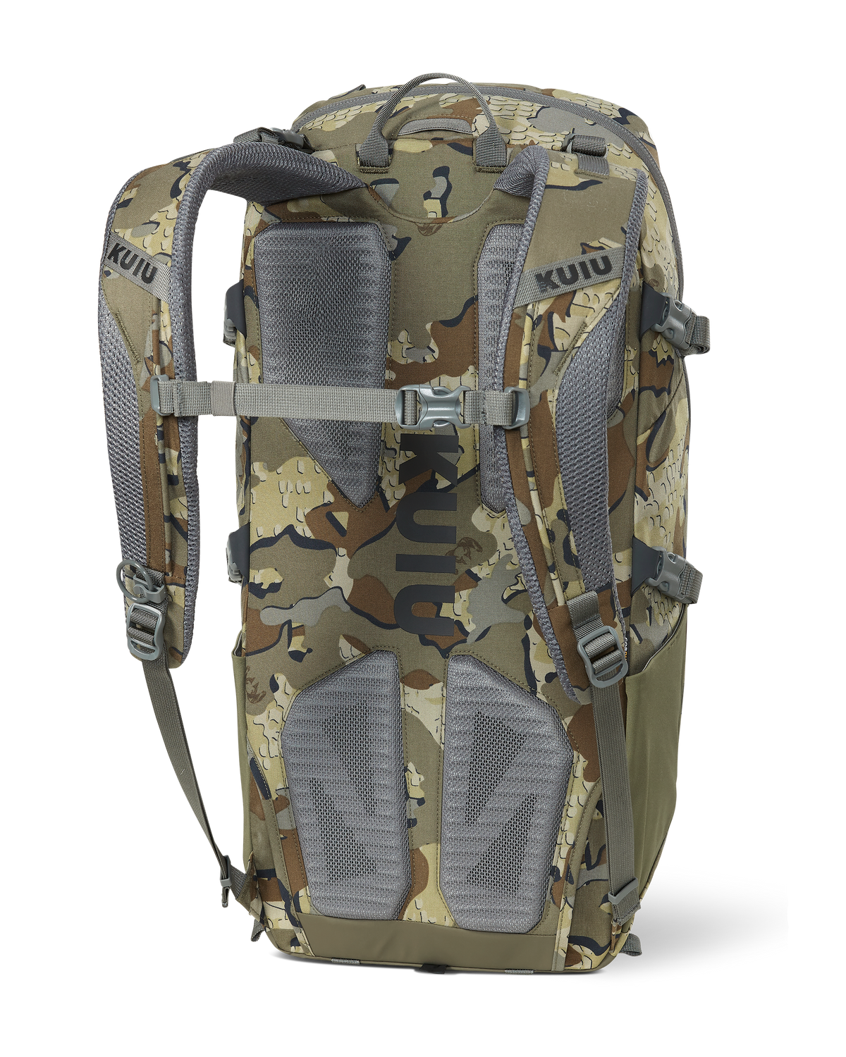 Back of Ranger 2200 without removable waist belt in Valo Camouflage