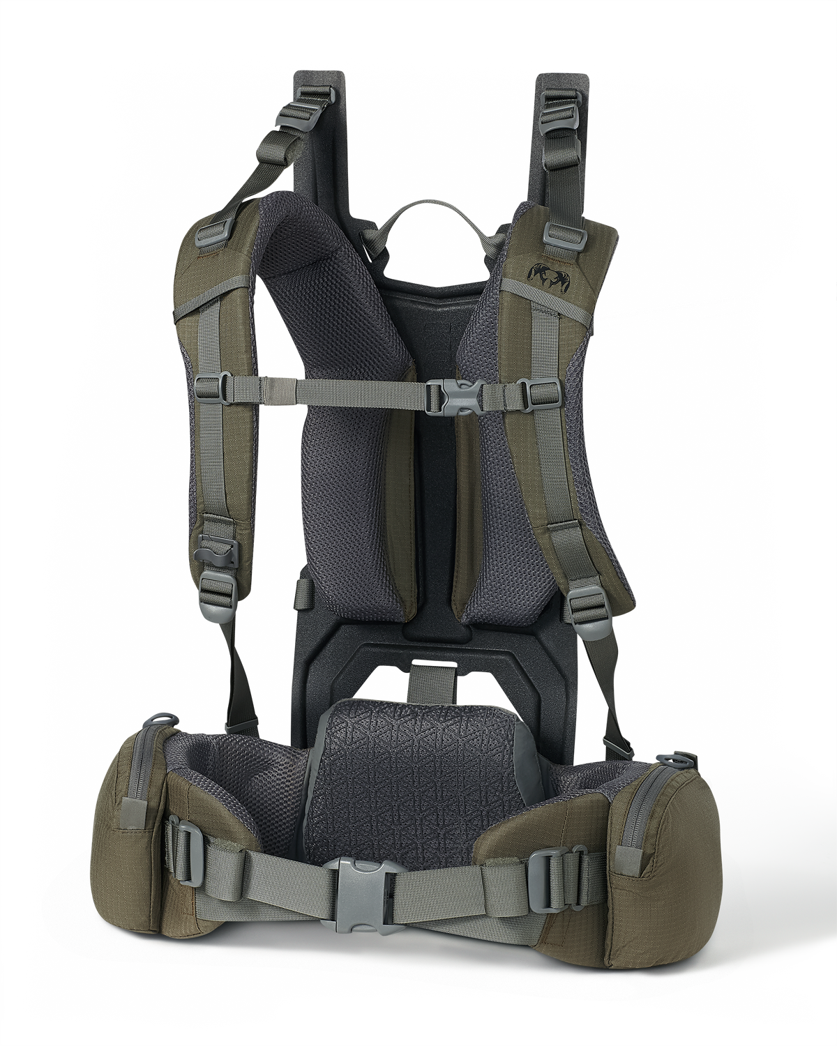 Front of ICON 6 Suspension Frame in Ash Brown