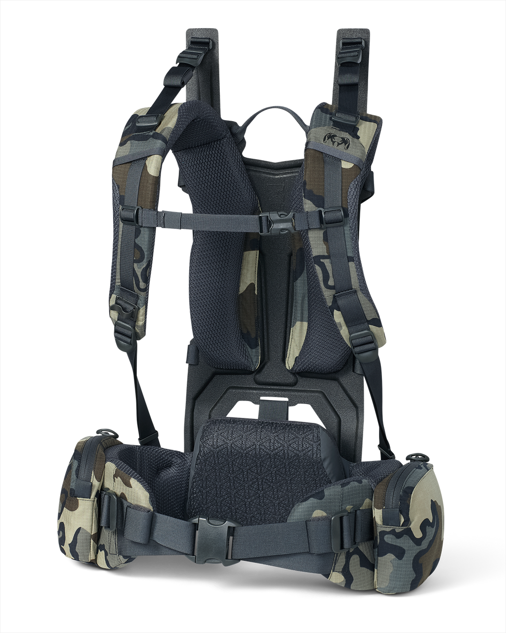 Front of ICON 6 Suspension Frame in Vias Camouflage
