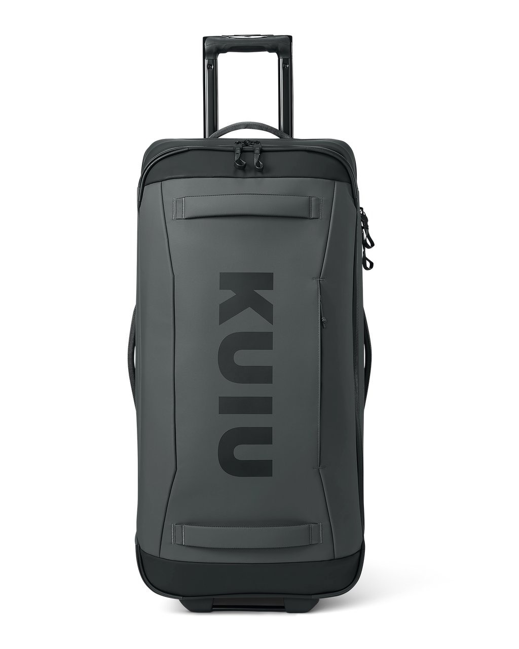 Front of the Waypoint 6500 Roller Travel Bag in Gunmetal Grey