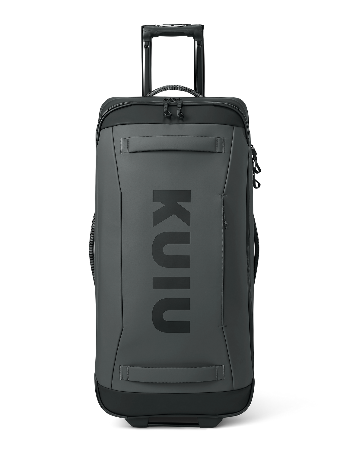 Front of the Waypoint 6500 Roller Travel Bag in Gunmetal Grey