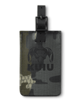 Front of Waypoint Luggage Tag in Verde Camouflage