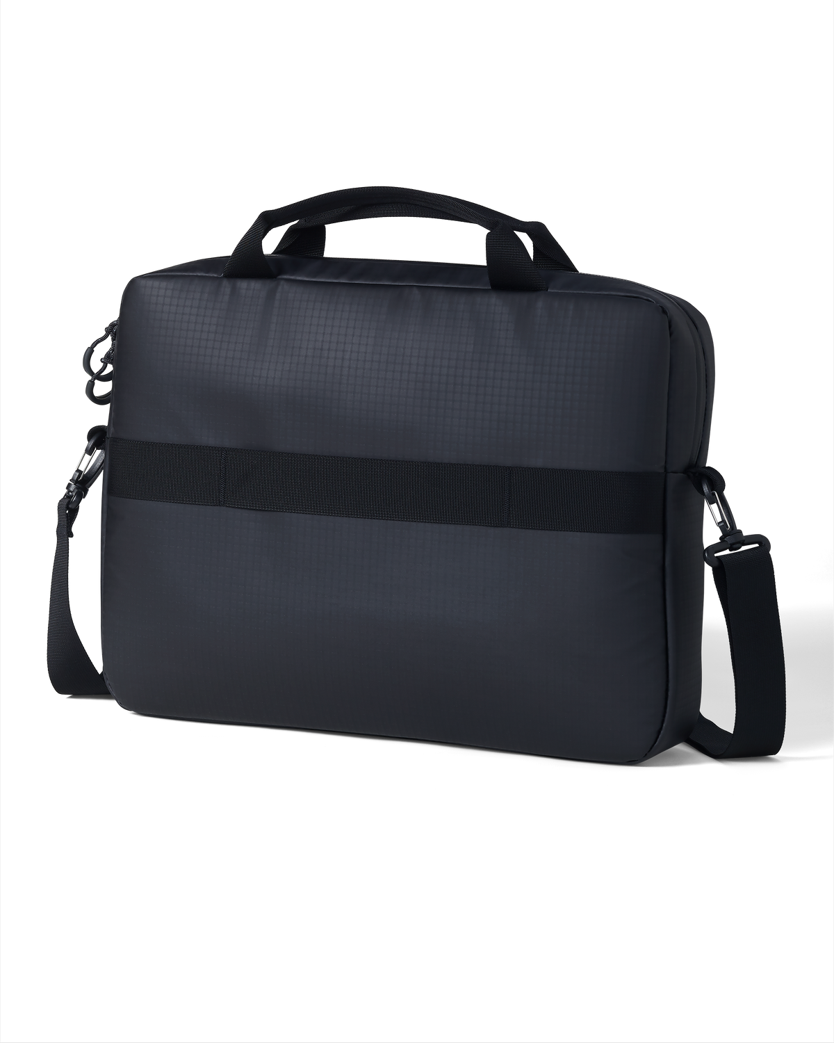 Back of Waypoint Messenger Bag in Black