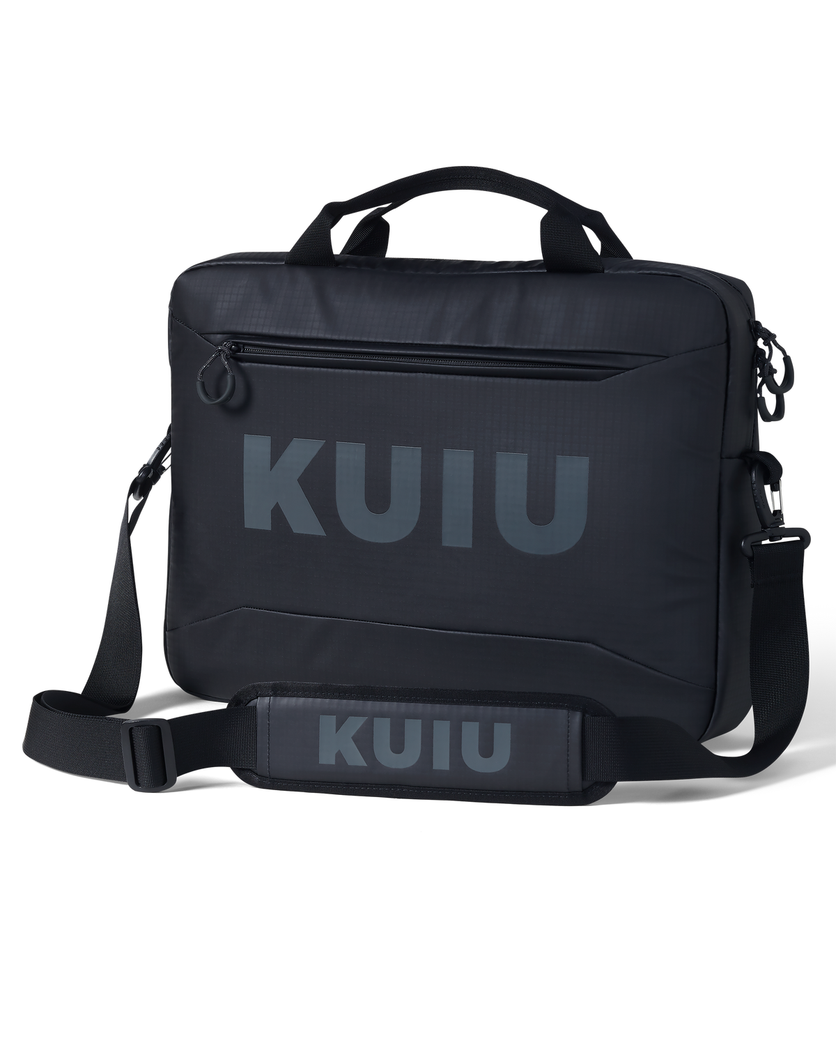 Front of Waypoint Messenger Bag in Black