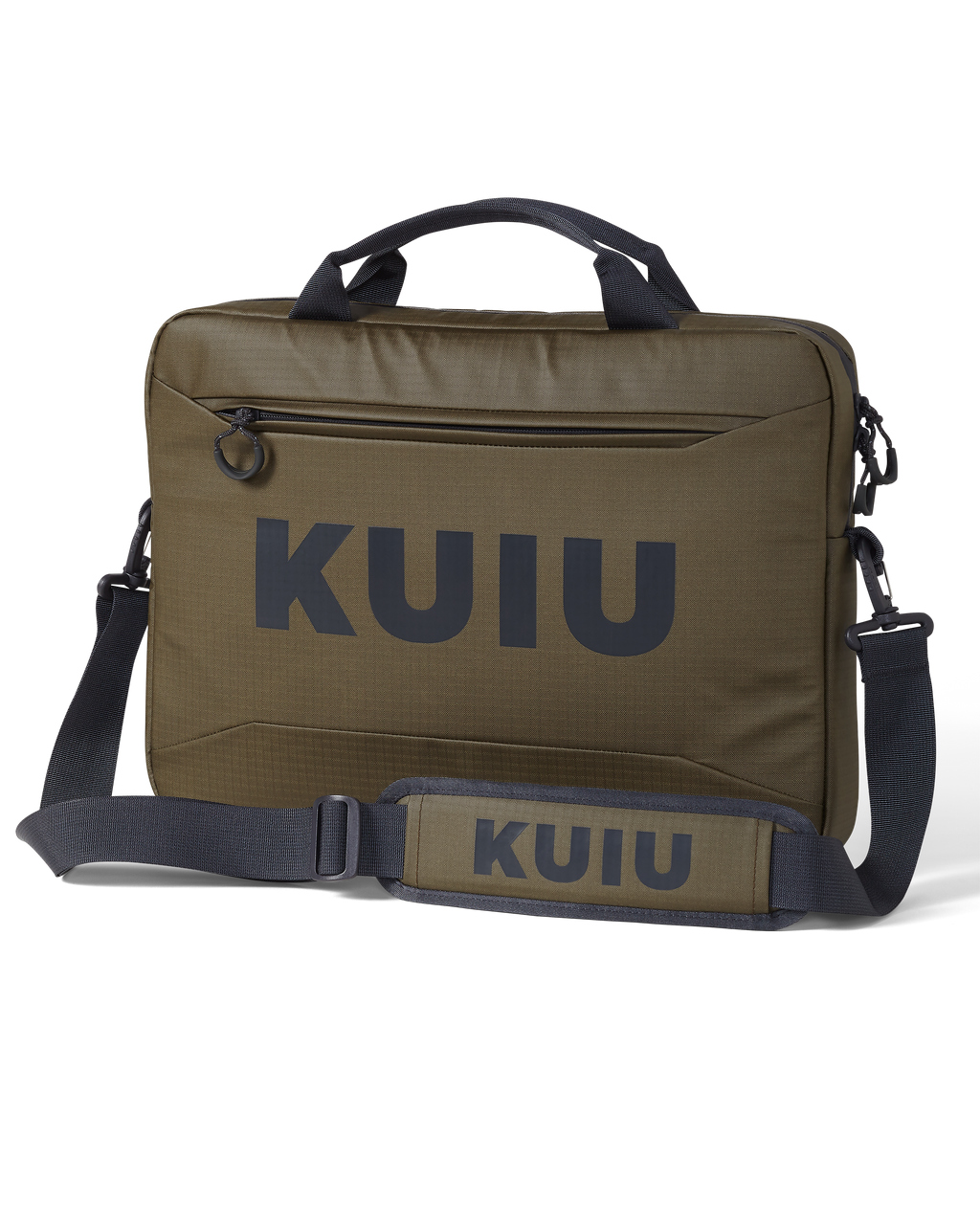 Front of Waypoint Messenger Bag in Bourbon Brown