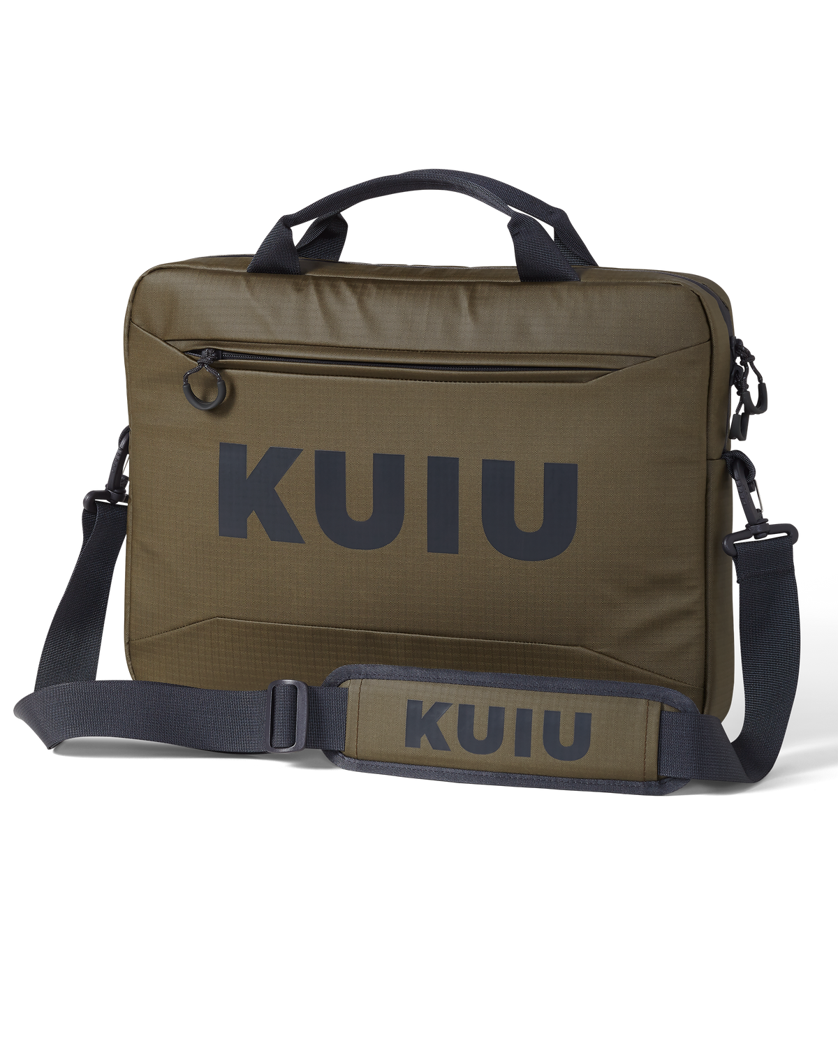 Front of Waypoint Messenger Bag in Bourbon Brown