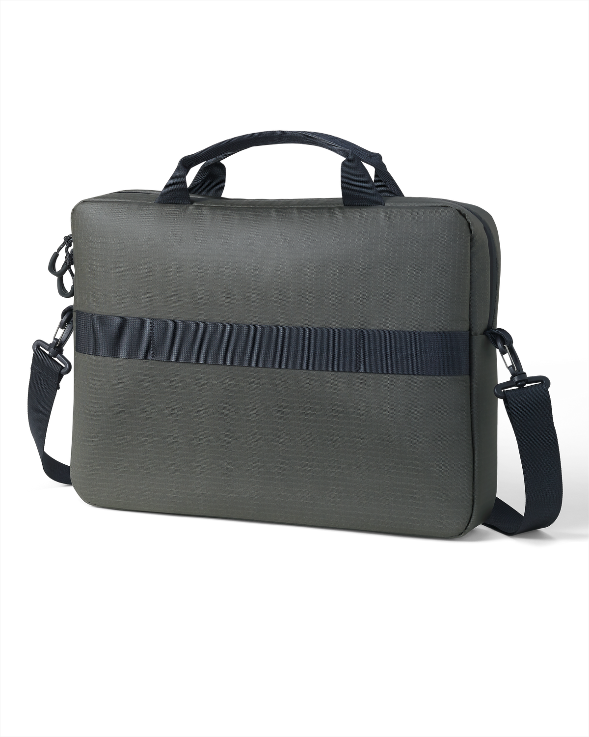Back of Waypoint Messenger Bag in Stone Grey