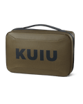 Front of large Waypoint Dopp Kit in Bourbon Brown