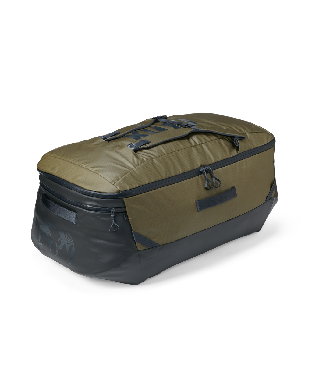 Horizontal quartering to view of Waypoint 10400 Duffel in Bourbon Brown
