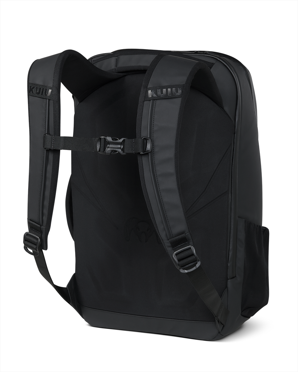 Back of Waypoint Travel Backpack in Black