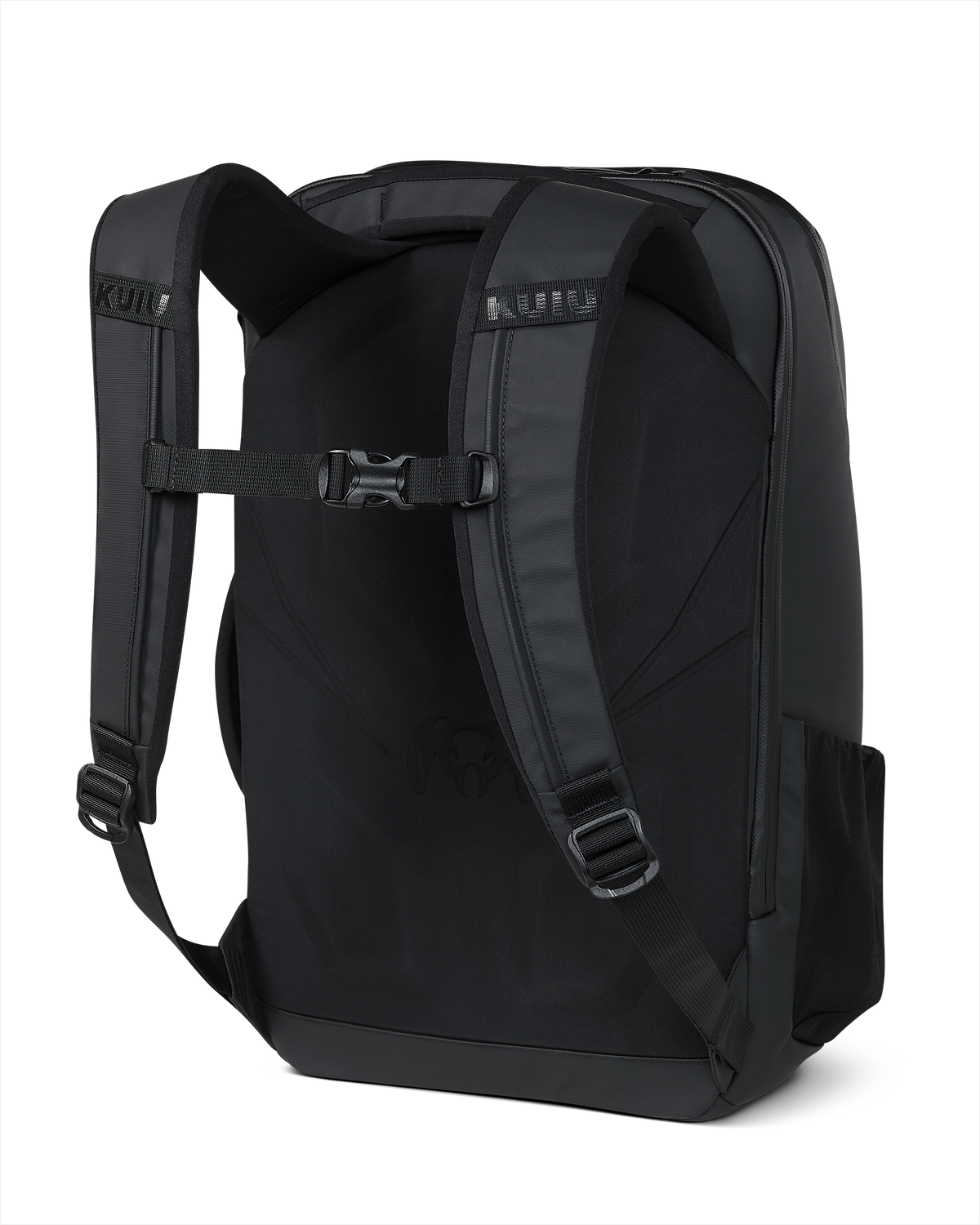 Back of Waypoint Travel Backpack in Black