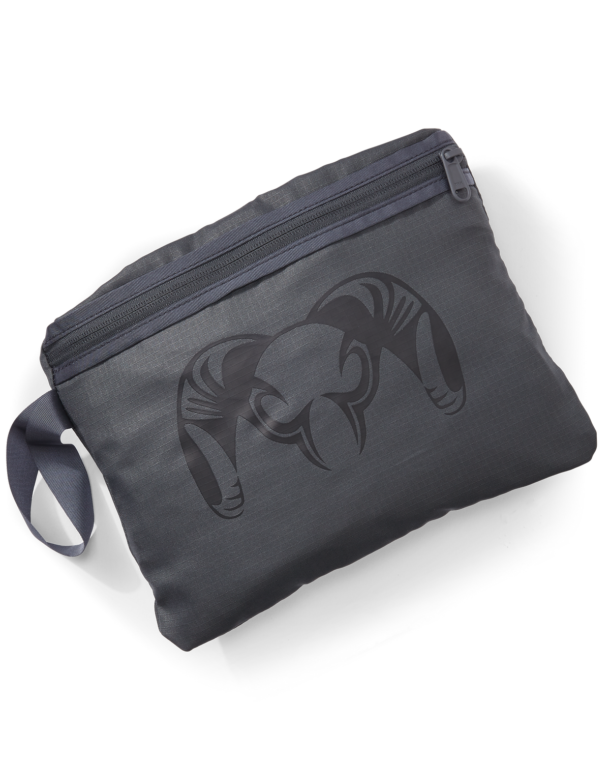 KUIU CORDURA Tote Bag in Vias Camouflage shown in packable form - bag packs into internal storage pocket