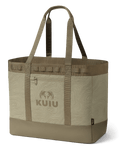 Front of Cordura 2800 Structured Tote Bag in Bone White Topo Pattern