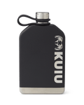 Front of KUIU 8 oz Flask in Black
