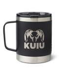 Front of KUIU 10 oz Camp Mug in Black