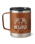 Front of KUIU 10 oz Camp Mug in Wood Brown