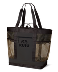 Front of KUIU 3500 Mesh Tote Bag in Coyote Brown