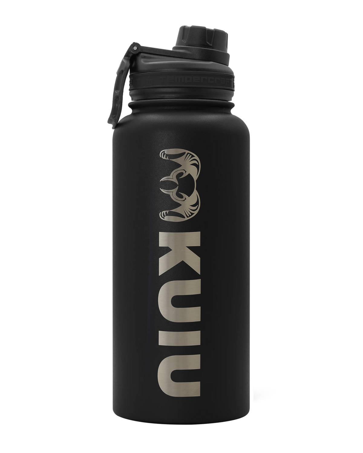 Front of KUIU 32 oz Bottle in Black