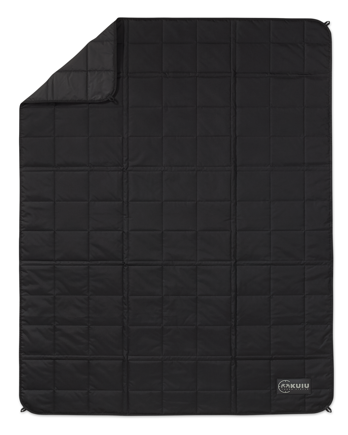 Flat lay view of Inner Distance AT Blanket in Black