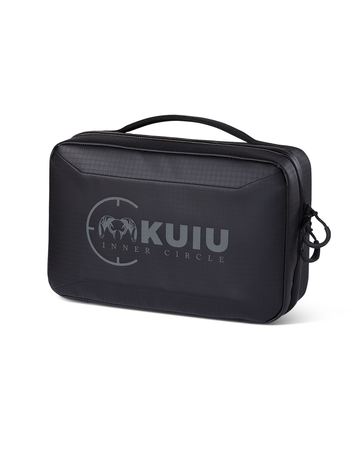 Front of Inner Circle Waypoint Dopp Kit in Black