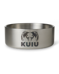 Front of KUIU Stainless Steel Dog Bowl