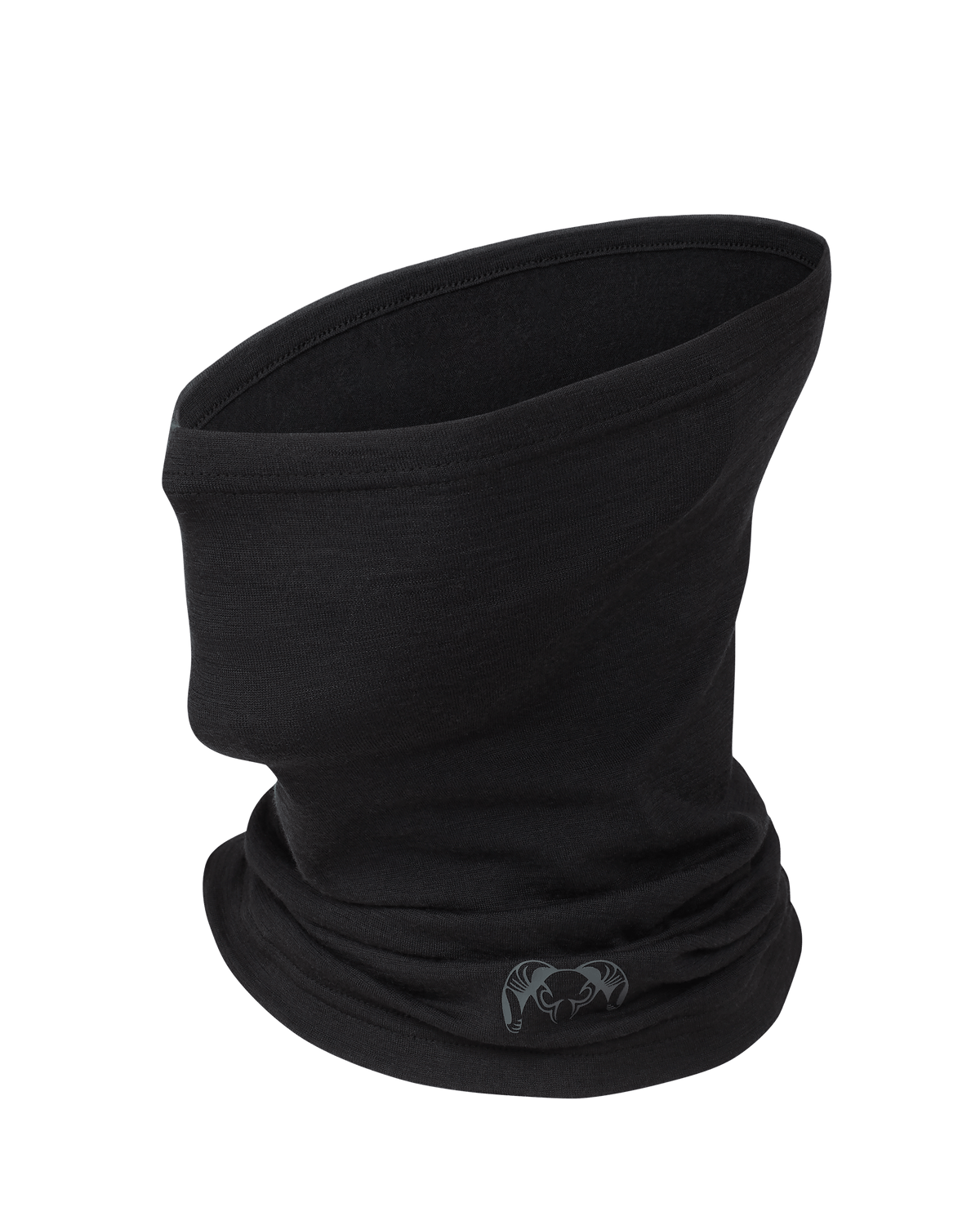 Front of Ultra Merino 145 Neck Gaiter In Black