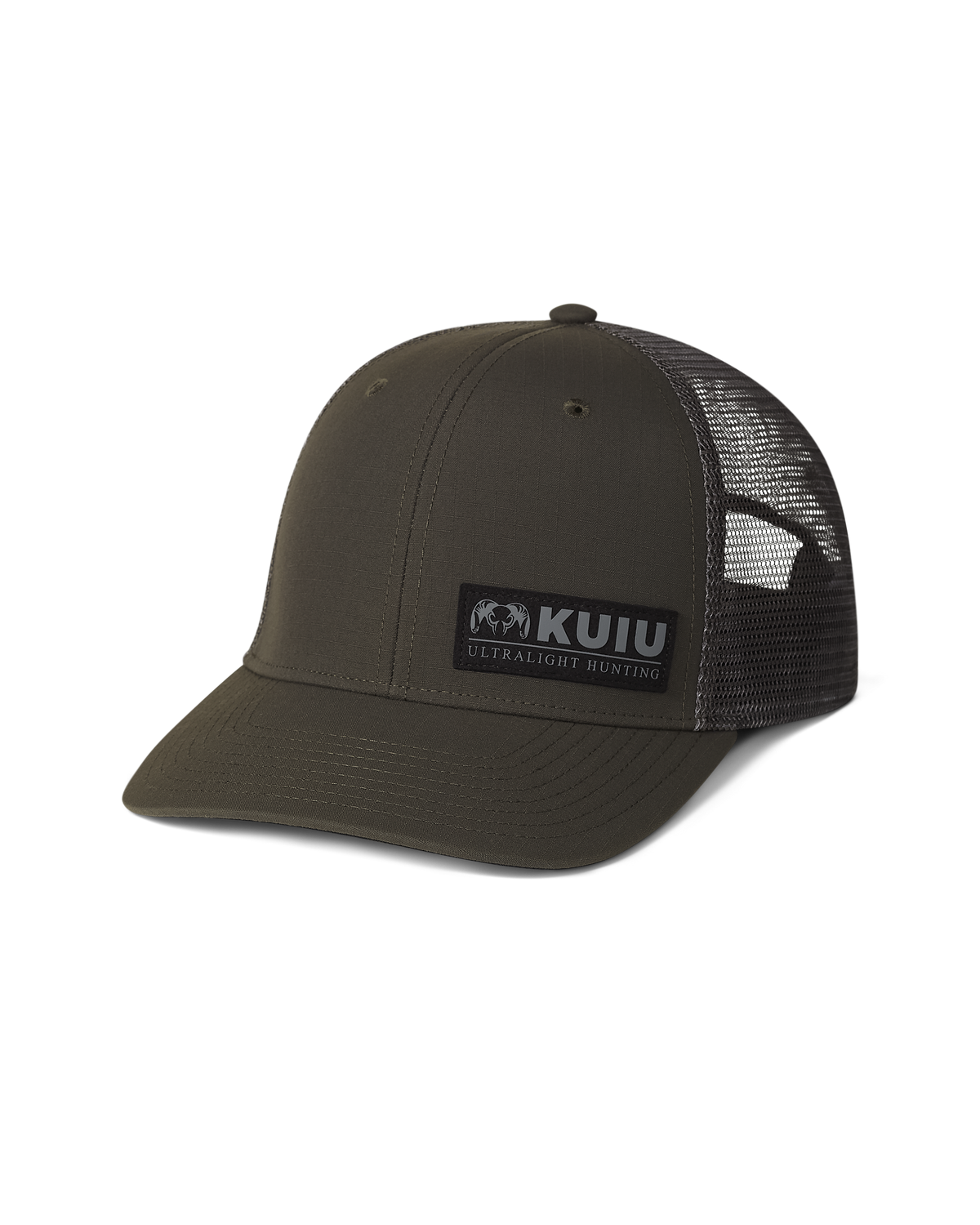 Front of KUIU Cordura Trucker Hat in Asphalt