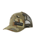 Front of KUIU CORDURA Trucker Hat in Valo Camouflage