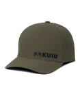 Front of PRO Airmesh Flexfit Hat in Ash Brown