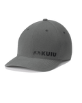 Front of PRO Airmesh Flexfit Hat in Stone Grey