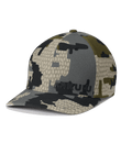 Front of PRO Airmesh Flexfit Hat in Verde Camouflage