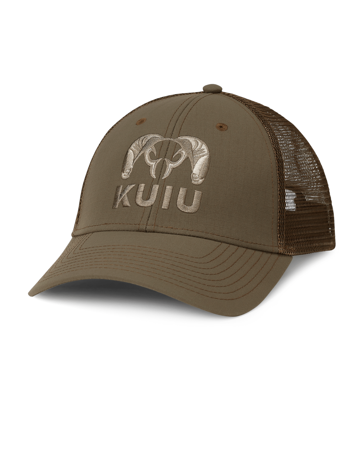 Front of PRO Mesh Back CORDURA® Hat in Ash Brown