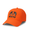 Front of Icon CORDURA® Hat in Blaze Orange with embroidered KUIU Logo in black