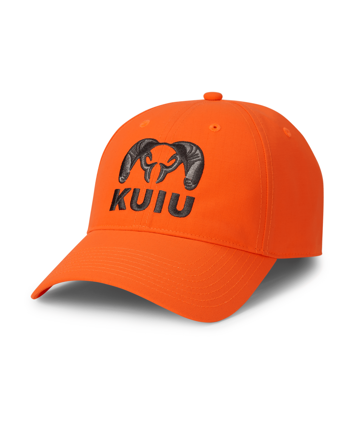 Front of Icon CORDURA® Hat in Blaze Orange with embroidered KUIU Logo in black