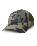 Front of Icon Cordura Hat in Verde Camouflage