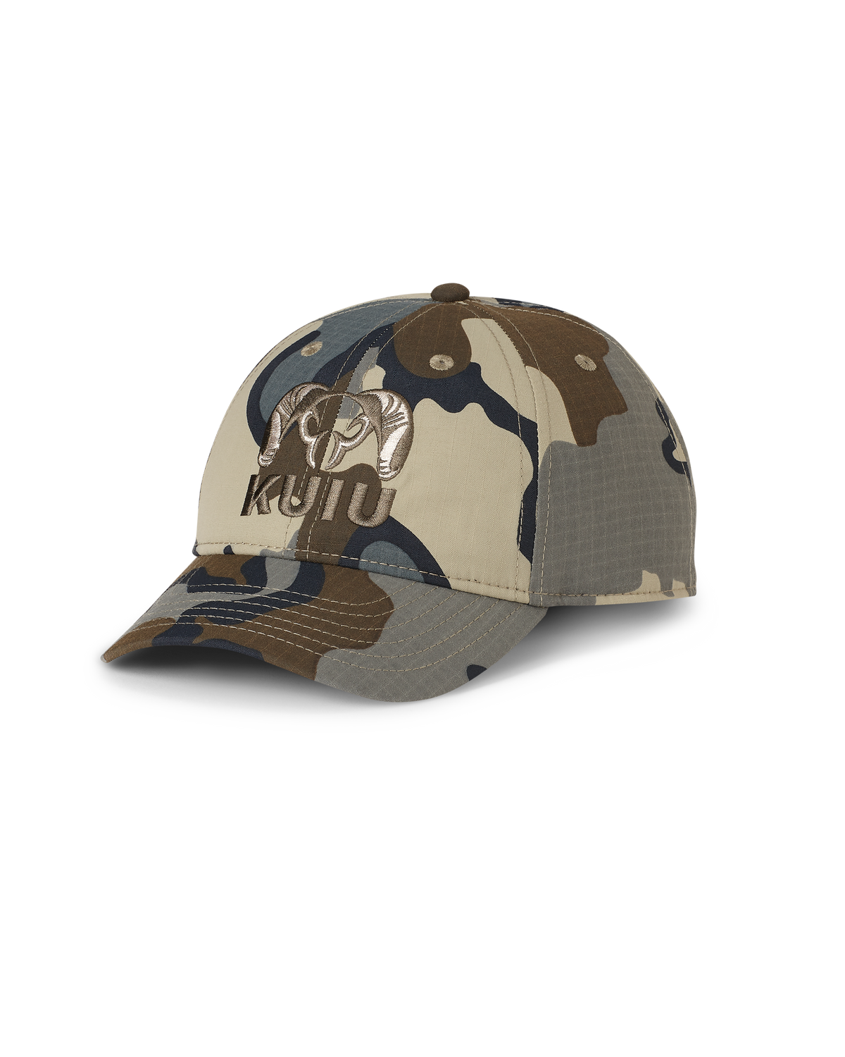 Front of Youth ICON CORDURA Hat in Vias Camouflage