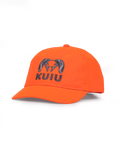 Front of KUIU Youth Cordura Hat in Blaze Orange.